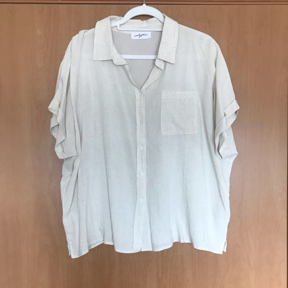 CJLA Darcy Blouse in Natural